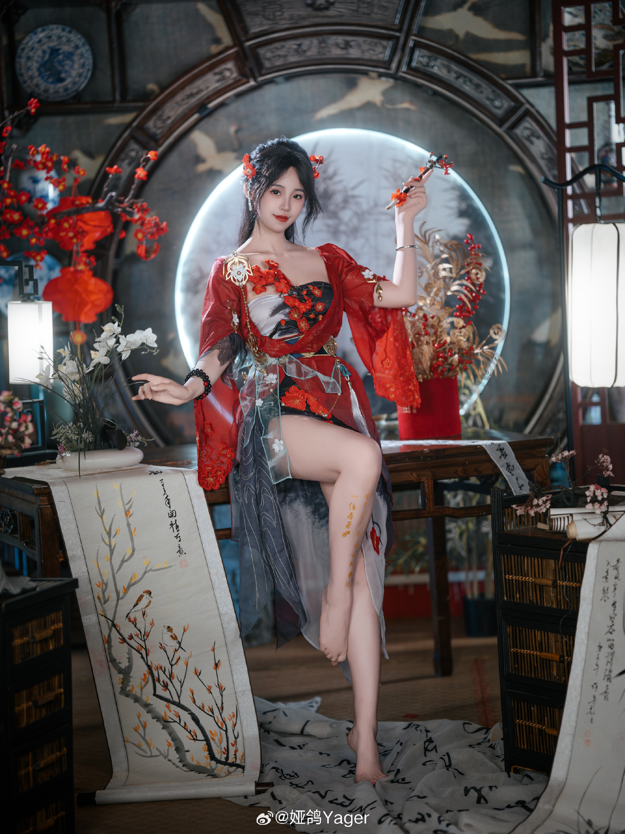 DG视讯官网平台新年戒色别搞👍永劫主持娅鸽晒照：一片雪白摄人心魄🥵