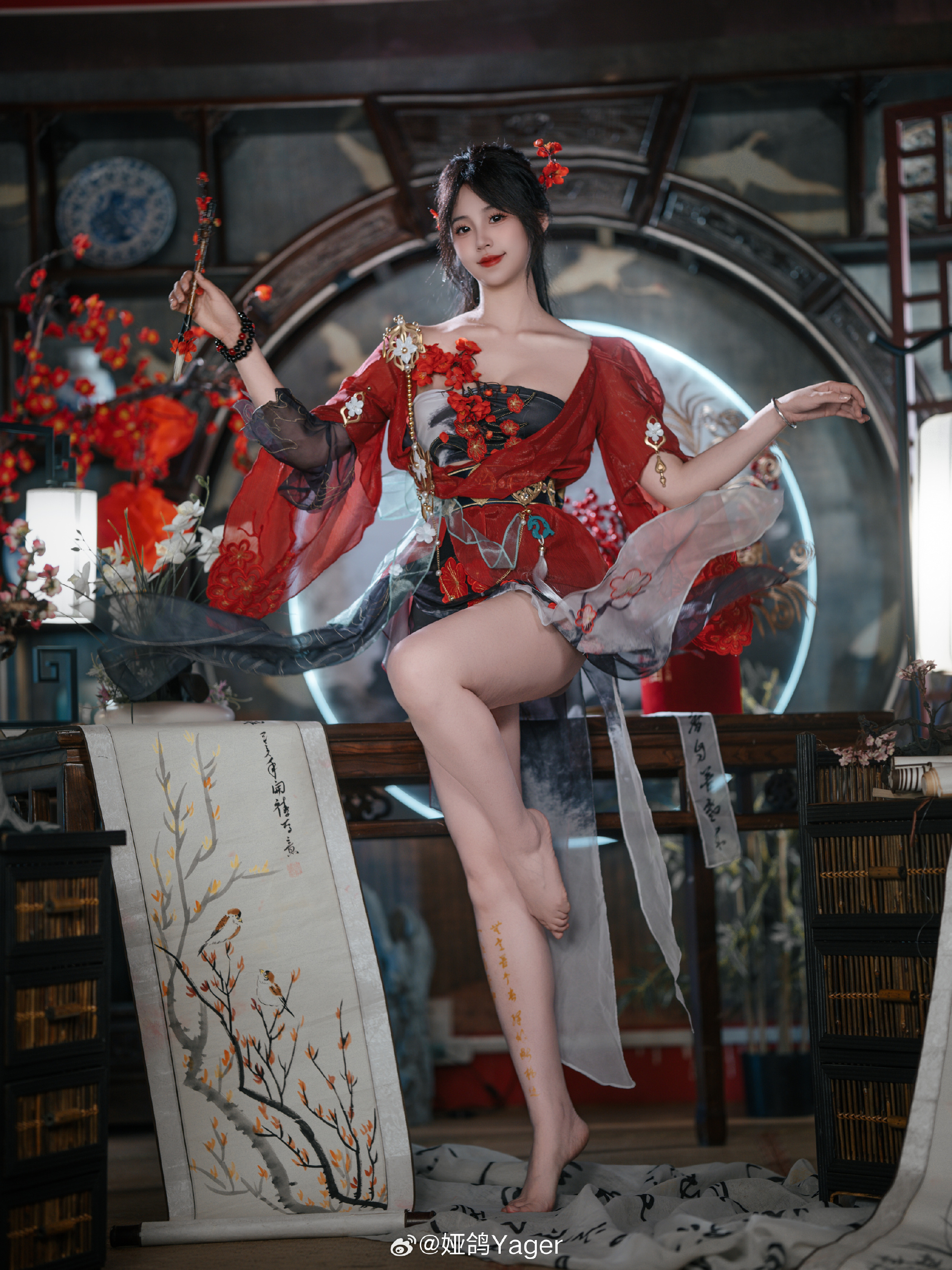 DG视讯官网平台新年戒色别搞👍永劫主持娅鸽晒照：一片雪白摄人心魄🥵