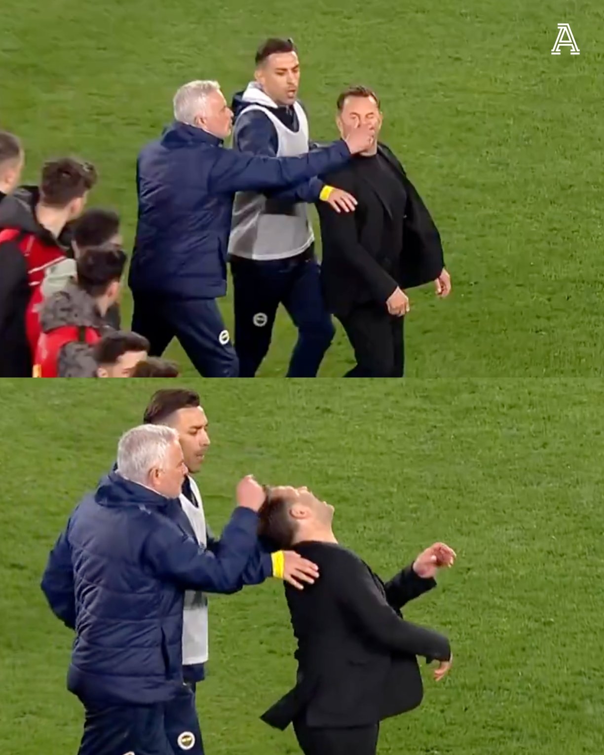 DB视讯百家乐费内巴切声明:对方有预谋挑衅穆帅仅捏鼻子回应 对方演得像中枪